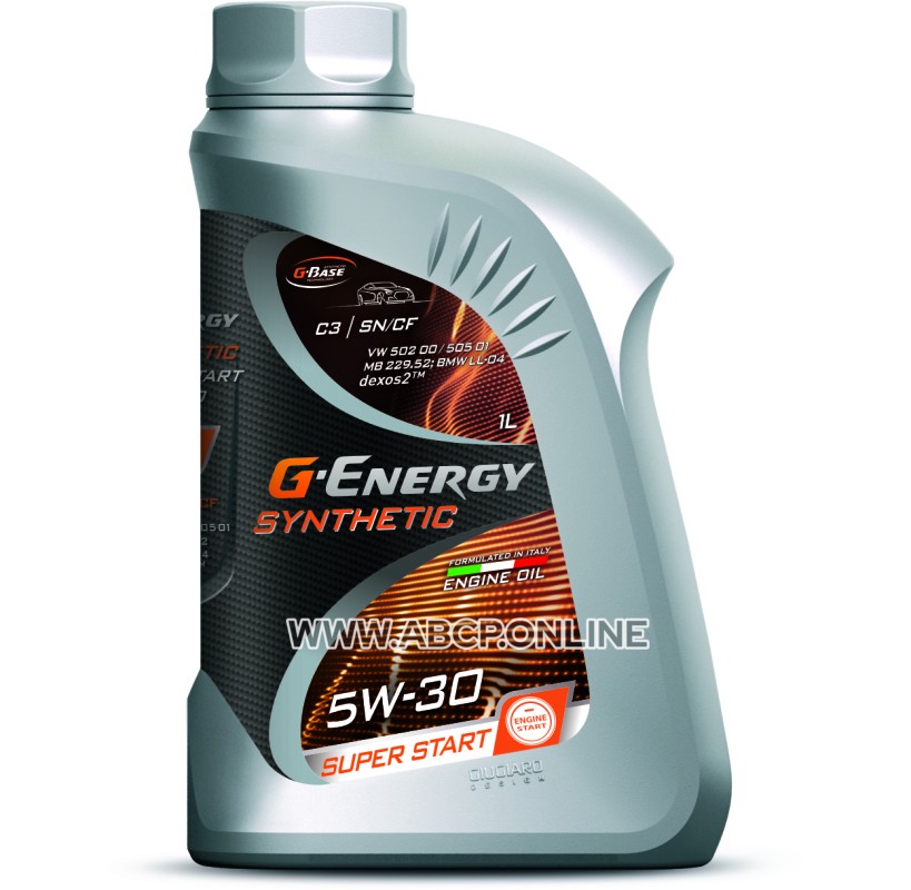 G-Energy
253142399
Масло моторное синтетика G-Energy Synthetic Super Start 5W-30 1 л.