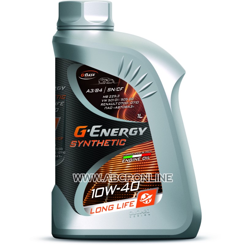 G-Energy
253142394
Масло моторное синтетика G-Energy Synthetic Long Life 10W-40 1 л.