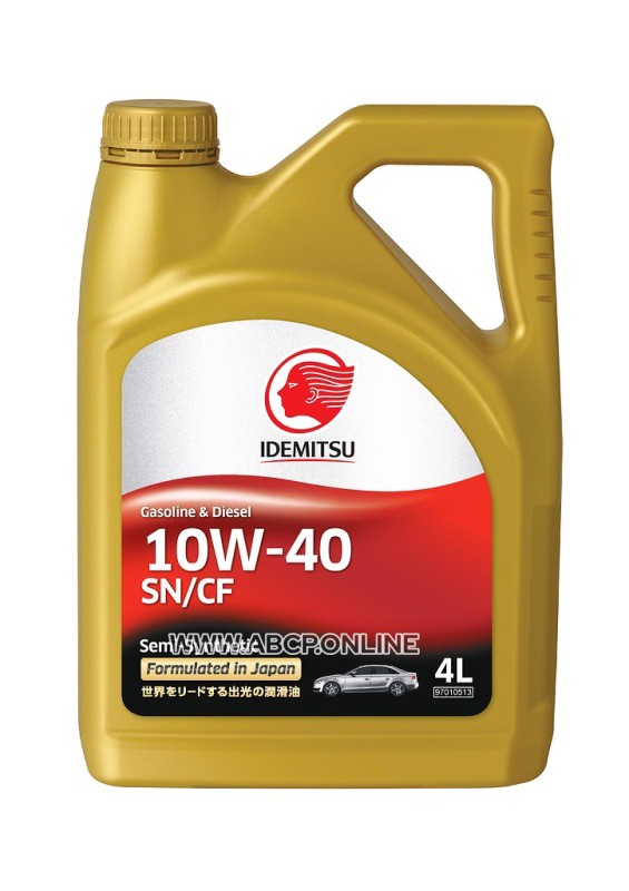 IDEMITSU
30015049746
Масло моторное полусинтетика IDEMITSU IDEMITSU SN/CF SEMI-SYNTHETIC 10W-40 4 л.