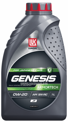 LUKOIL
3149924
Масло моторное синтетика LUKOIL GENESIS ARMORTECH JP 0W-20 1 л.
