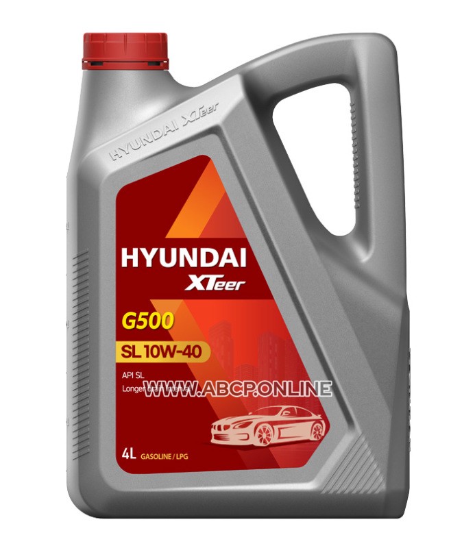 HYUNDAI XTeer
1041044
Масло моторное полусинтетика HYUNDAI XTeer G500 SL 10W-40 4 л.