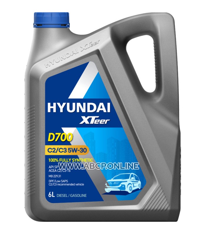 HYUNDAI XTeer
1061224
Масло моторное синтетика HYUNDAI XTeer D700 C2/C3 5W-30 6 л.