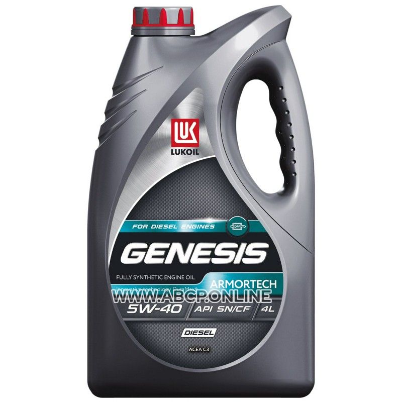 LUKOIL
2202054
Масло моторное синтетика LUKOIL GENESIS ARMORTECH DIESEL 5W-40 4 л.