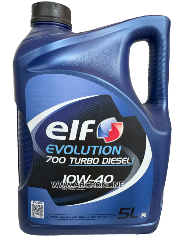 ELF
214121
Масло моторное полусинтетика ELF Evolution 700 Turbo Diesel 10W-40 5 л.