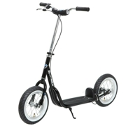 NOVATRACK 12STAMPN4BK6 Самокат 2-х колесный 12"" Внедорожный подростковый Novatrack 12STAMP №4 стальной не складной 100 кг черный 12STAMPN4.BK6