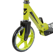NOVATRACK 200PNFPOLISGN9 Самокат 2-х колесный Городской подростковый Polis сталь+пластик не складной зеленый