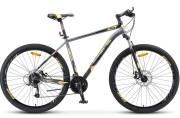 Stels LU079528 Велосипед 29 горный STELS Navigator 910 MD, количество скоростей 24, рама сталь 18,5" Черный/золотой