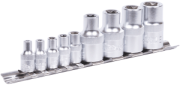 АвтоDело 39829 набор головок TORX E4-E16 DR1/4""&amp;1/2""; 9пр; планка