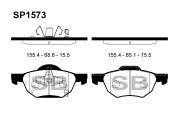 Sangsin brake SP1573