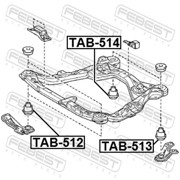 Febest TAB512 