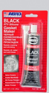Герметик силиконовый черный 85 гр., ABRO 12ABR