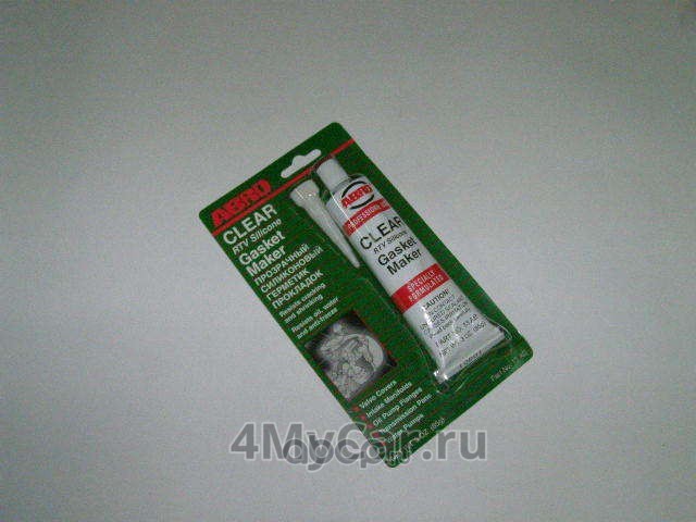 Герметик силиконовый прозрачный 85 гр., ABRO 13ABCHR