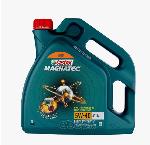 Magnatec A3/B4 5W-40 синтетика 5W-40 4 л., Castrol 15C9E0