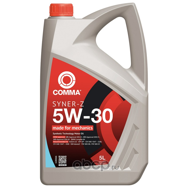 Syner-Z 5W-30 синтетика 5W-30 5 л., COMMA SYZ5L