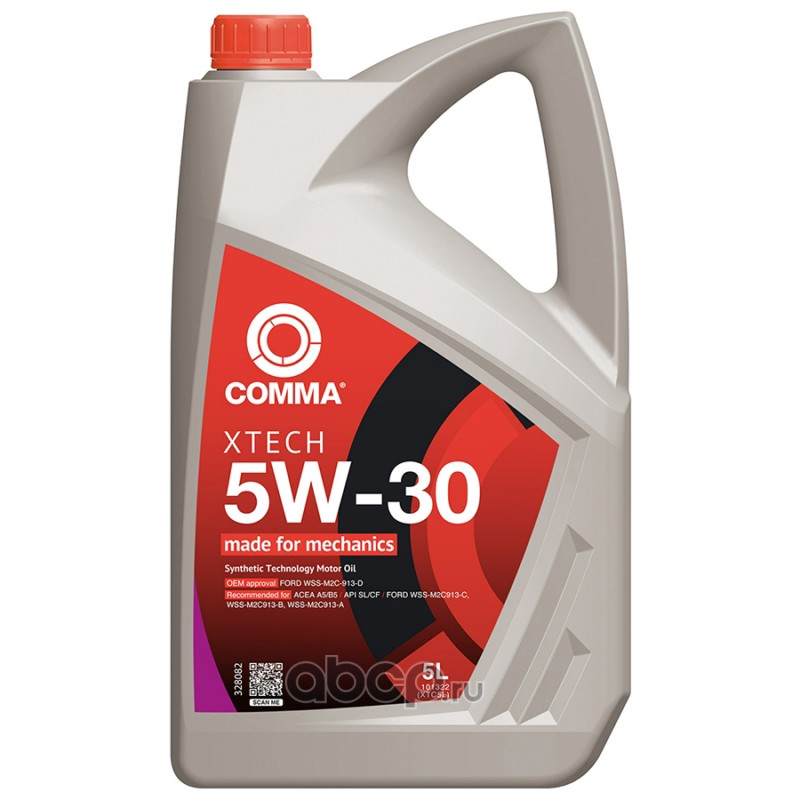 Xtech 5W-30 синтетика 5W-30 5 л., COMMA XTC5L