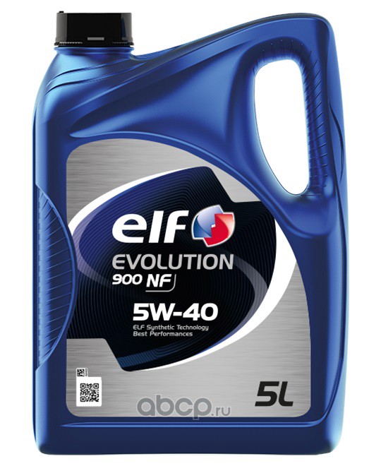 900NF 5W-40 синтетика 5W-40 5 л., ELF 213908