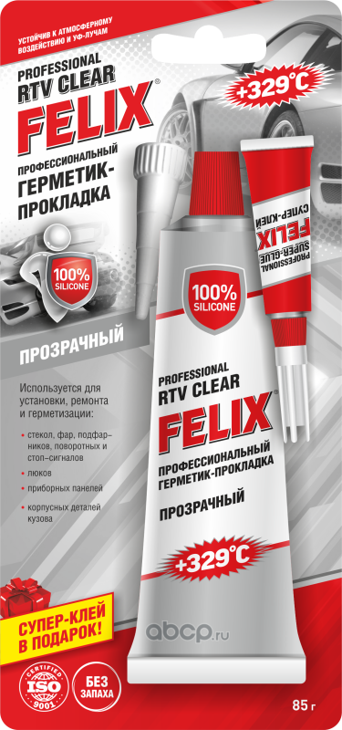 Герметик-прокладка FELIX (прозрачн.) 85г, Felix 411040058