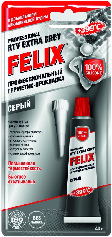 Герметик-прокладка FELIX (серый) 40г, Felix 411040109