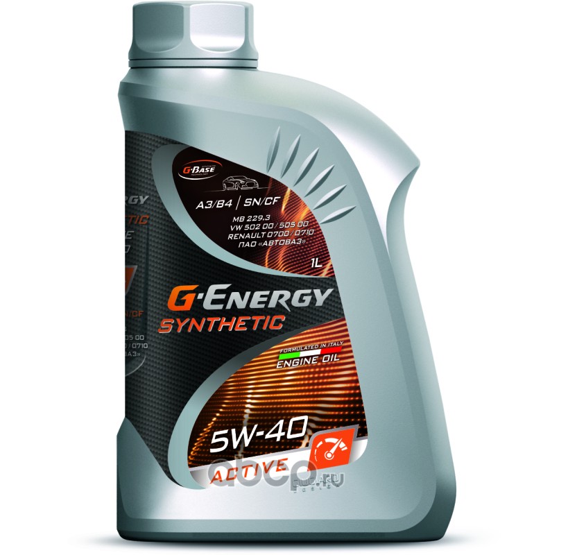 Synthetic Active 5W-40 синтетика 5W-40 1 л., G-Energy 253142409