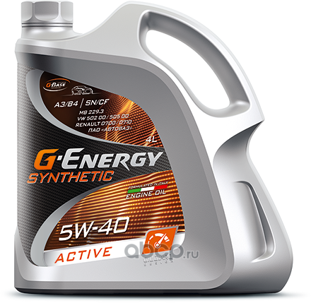 Synthetic Active 5W-40 синтетика 5W-40 5 л., G-Energy 253142411