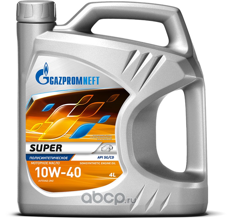 Super 10W-40 полусинтетика 10W-40 4 л., Gazpromneft 2389901318