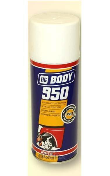 Антикор белый спрей 0,4л 950, HB BODY 5100100000