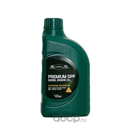 Premium DPF Diesel 5W-30 синтетика 5W-30 1 л., Hyundai-KIA 0520000120