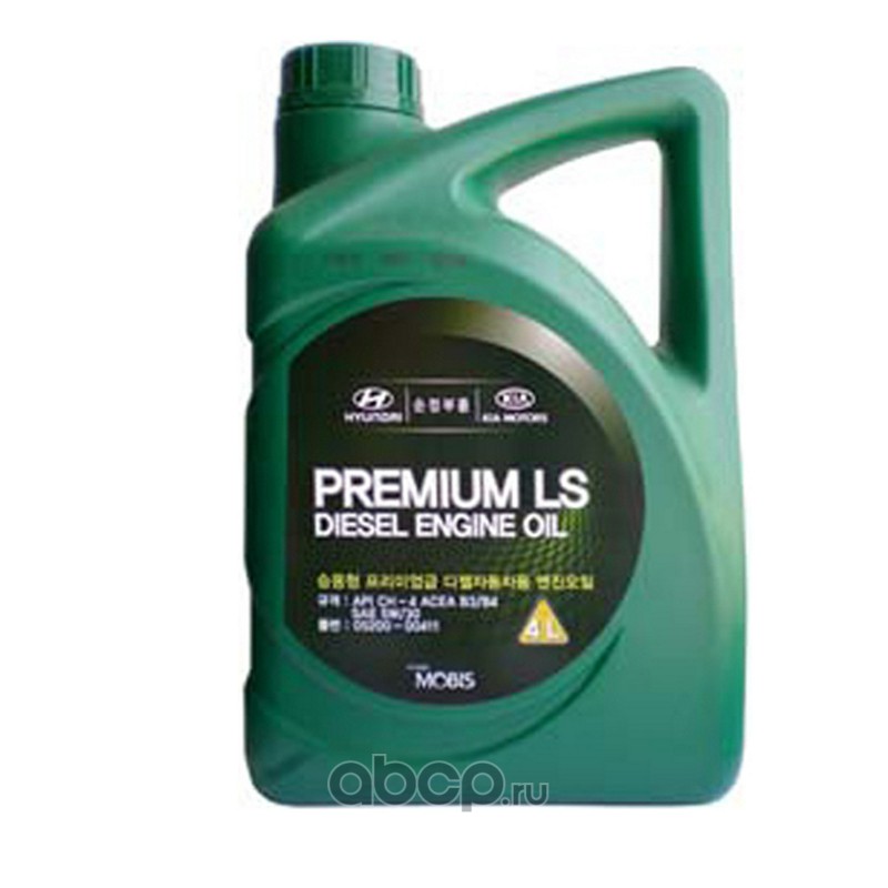 Premium LS Diesel 5W-30 полусинтетика 5W-30 6 л., Hyundai-KIA 0520000611