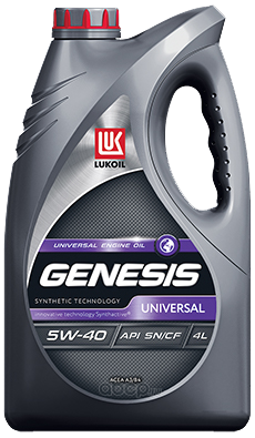GENESIS UNIVERSAL 5W-40 полусинтетика 5W-40 4 л., LUKOIL 3148631