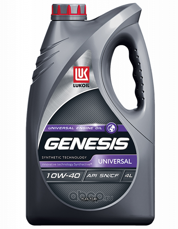 GENESIS UNIVERSAL 10W-40 полусинтетика 10W-40 4 л., LUKOIL 3148646