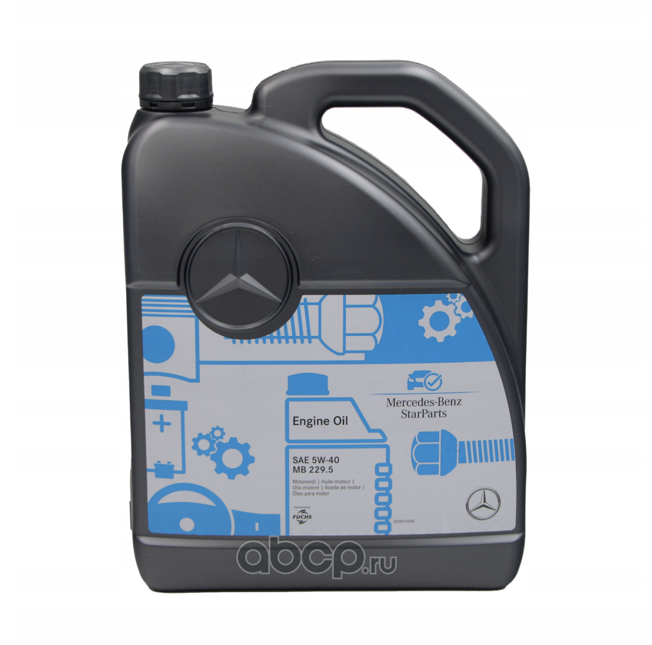 StarParts Engine Oil 5W-40 MB 229.5 синтетика 5W-40 5 л., MERCEDES-BENZ A000989681013FSEW 000989681013FSEW