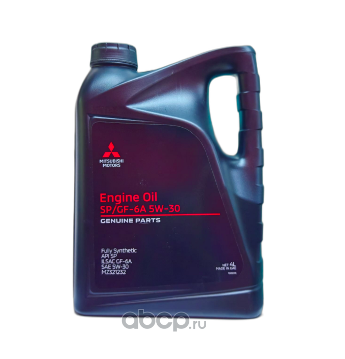 ENGINE OIL 5W-30 API SP синтетика 5W-30 4 л., MITSUBISHI MZ321232