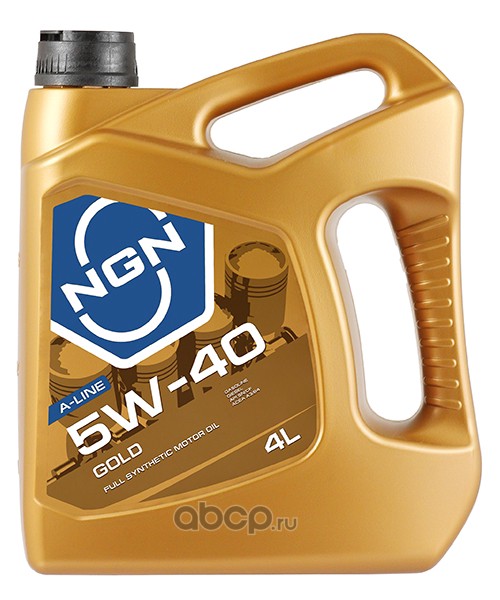 GOLD 5W-40 A-LINE синтетика 5W-40 4 л., NGN V272085302