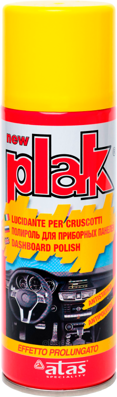 Полироль салона PLAK 200 мл (аэр.), Лимон, PLAK 5100