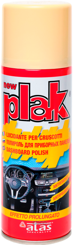 Полироль салона PLAK 200 мл (аэр.), Ваниль, PLAK 5102