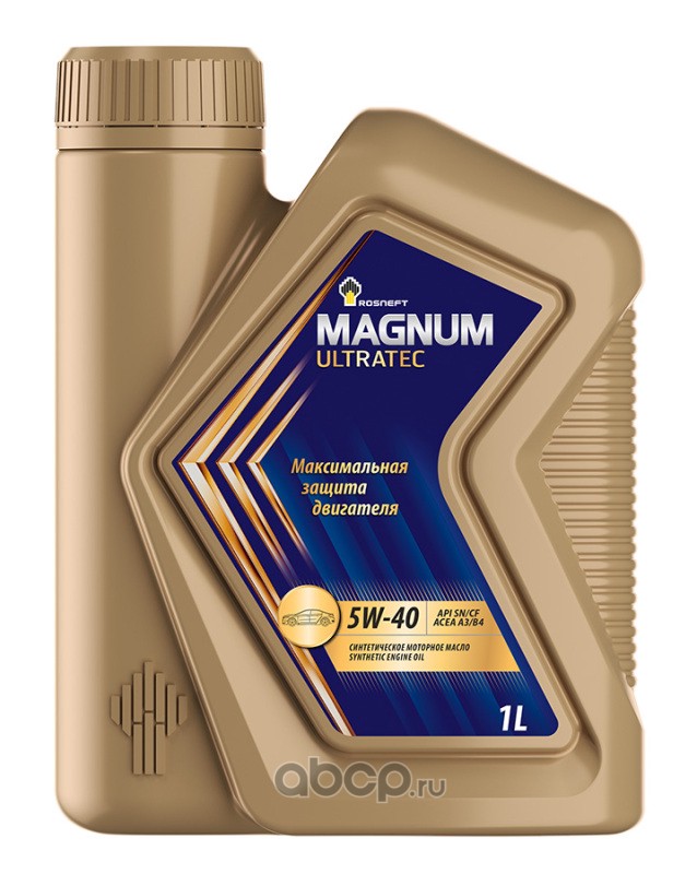 Magnum Ultratec 5W-40 синтетика 5W-40 1 л., Rosneft 40815432