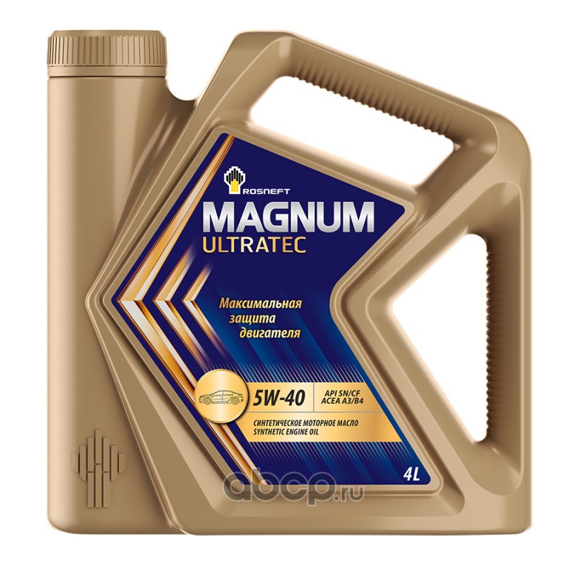 Magnum Ultratec 5W-40 синтетика 5W-40 4 л., Rosneft 40815442
