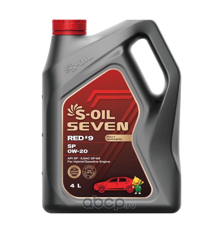 7 RED #9 SP 0W-20 синтетика 0W-20 4 л., S-Oil E108280
