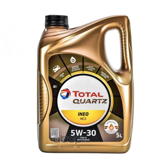 QUARTZ INEO MC3 5W-30 синтетика 5W-30 5 л., TotalEnergies 213698