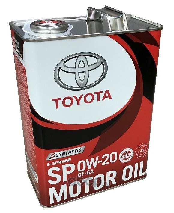 MOTOR OIL SP 0W-20 синтетика 0W-20 4 л., TOYOTA 0888013205