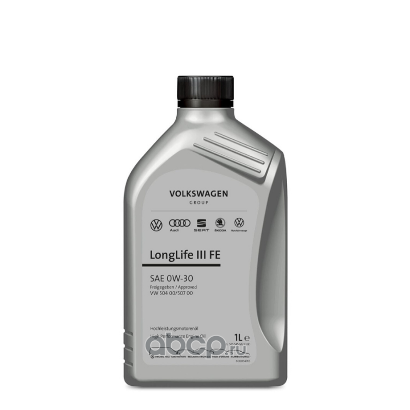 LONGLIFE III fe 0W-30 синтетика 0W-30 1 л., VAG GS55545M2EUR GS55545M2