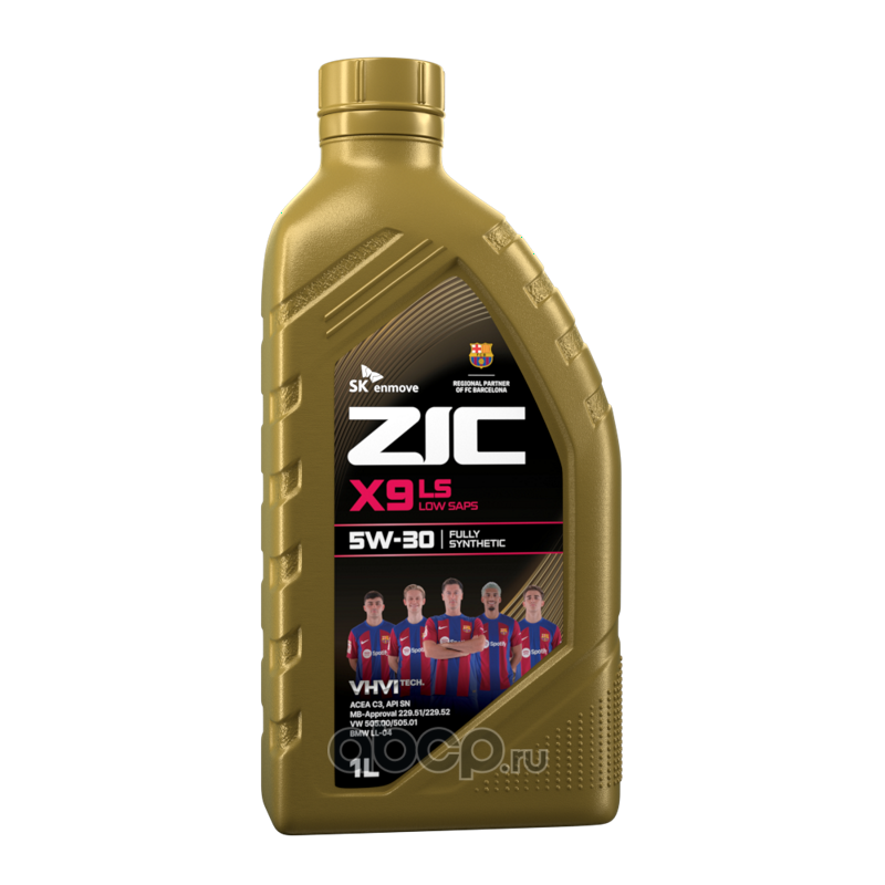 X9 LS 5W-30 синтетика 5W-30 1 л., ZIC 132608