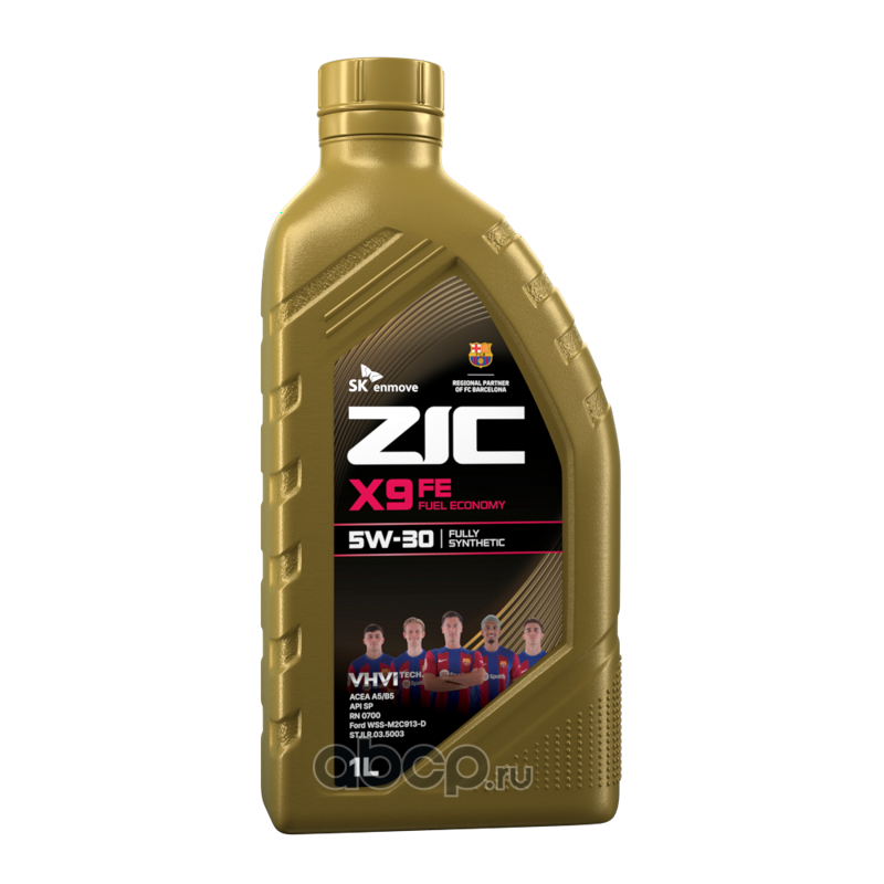 X9 FE 5W-30 синтетика 5W-30 1 л., ZIC 132615