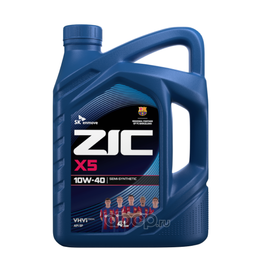 X5 10W-40 полусинтетика 10W-40 4 л., ZIC 162622