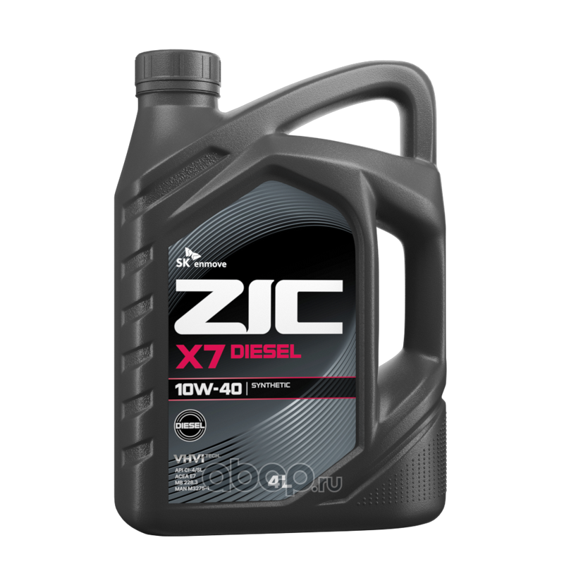 X7 Diesel 10w-40 синтетика 10W-40 6 л., ZIC 172607
